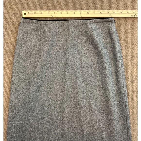 Ann Taylor Skirt Womens 4 Pencil Wool Tweed Midi Stretch Lined Office Academia - Picture 5 of 7